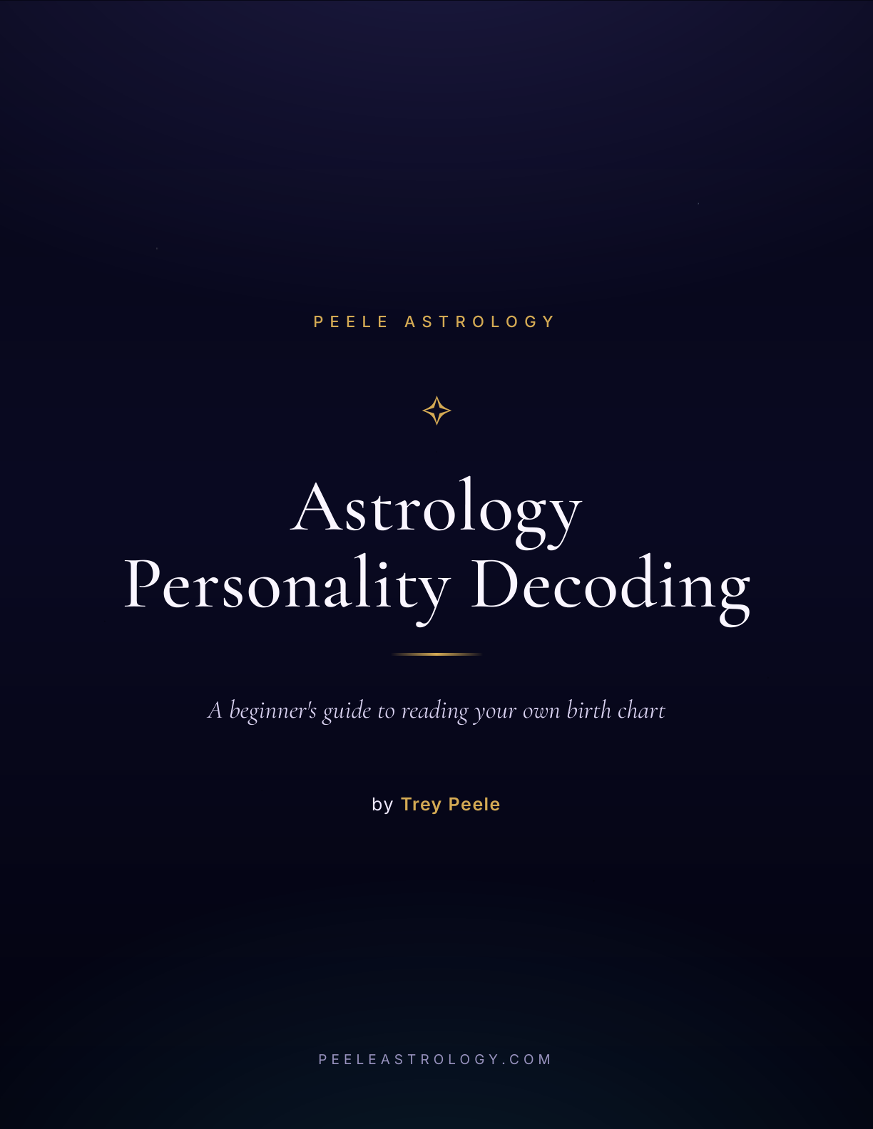 Astrology Personality Decoding, the guide cover